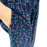 Eddie Bauer Vintage Floral Corduroy Prairie Sleeveless Midi Dress Size Large Photo 3