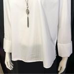 CELINE Authentic Elegant Phoebe Philo Poplin White Blouse Photo 4