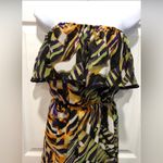 New Look Strapless HiLo Ruffle Layered Fiesta Fun Dress Size M Multicolored Photo 6