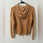 Lou & grey Lou‎ & Grey Tan Cable Knit Hoodie Sweater Photo 2