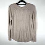 Lululemon Lead With Your Heart Cashmere Blend Open Back Sweater Pink Sz 8 Photo 4