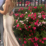 Prom Dress Gold Size 2 Photo 0