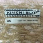 Kimchi Blue Meo Cardigan Fuzzy Animal Print Pink Tan Size M Medium Photo 4