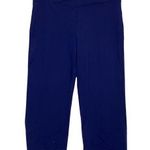 Gap Body GB Studio Moisture Wicking Blue Leggings Y2K 2007 Zip Pocket Womens M Photo 0