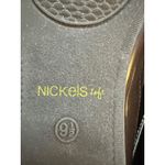 Ladies Shiny Brown Nickels Soft Flat Shoes Photo 7