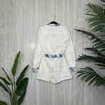 ONIA NWT  Gia Romper Cover-Up Tropical Palm Leaves Print Cotton size XS NEW Photo 2