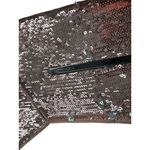 BCBGMAXAZRIA  Rose Gold Silver Reversible Sequin Clutch Handbag Photo 4