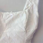 Bershka NWT  Corset Top Tank Crop White Size Small Photo 2