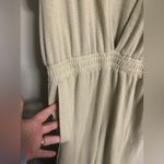 Free People  FP Beach Rita One Piece Jumpsuit Size Large Terry Cloth Green Photo 3