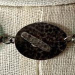 Other Artisan Silver 925 Amazonite Crystal, Pearl, Faux Turquoise Statement Necklace Photo 3