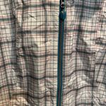 Burton Dry Ride Women's Large Winter Coat Cool Flavors White Multi Color Check Photo 3