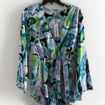 Steve Madden   Farah  Romper Purple XS NWT $89 Whimsical Fairy 70’s‎ ￼ Photo 7