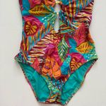 Bleu Rod Beattie  Women’s The Heat is On Cross Back One-Piece Swimsuit Size 8 Photo 4