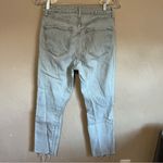 ZARA  Light Wash High Rise Straight‎ Denim Jeans Photo 6