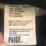 Paige Kayla Stretch Cuffed Bermuda Jorts Short Dark Denim Sz. 28 Casual Summer Photo 4