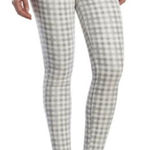 Paige  Gray And White Gingham Mid Rise Verdugo Ankle Cropped Jeans Size‎ 29 Photo 0
