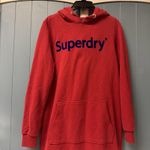 Super Dry RED Tunic Sweatshirt Dress Anthropologie ModCloth Size 6 M Photo 1