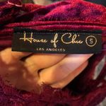 Sexy Lace Velvet Night Out Dress Red Photo 3