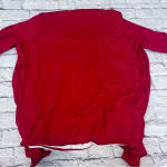 Blair  Cardigan Top Set‎ Knit Open Front Casual Red White Striped 2XL Photo 5