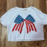 Altar'd State Bow American Flag Shirt Photo 0