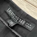 Lafayette 148  New York Classic Cotton Blend Dress Pants | Black | 10 Photo 6