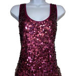 Apt. 9 Y2k purple sequined tank top Photo 0