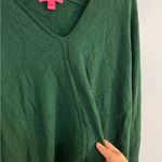Fun green sweater from Lily Pulitzer with shimmer edging size M Size M Photo 2