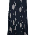 Free People  Retro Medallion Tree Swing Tunic Dress Black Small Photo 2