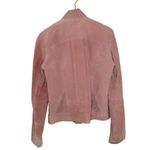 wilson's leather Vintage  Pink Leather Jacket Pink Suede Small Glam Photo 6
