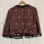 Chelsea and Violet Anthropologie bohemian jacket with tassels. Photo 3