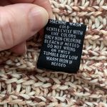 Moon & Madison tank sweater cropped V-neckline front & back knitted size large Photo 7