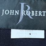 Vintage John Roberts Jacket Graphic Black White Checkered Pattern Button Front Size 16 Photo 7