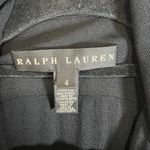 Ralph Lauren  Top Womens 4 Tunic‎ Crepe Embellished Popover Black Label Black USA Photo 4