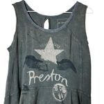 Free People Acid Wash Gray Sleeveless Tee T-Shirt Boho Grunge Festival Size S Photo 1