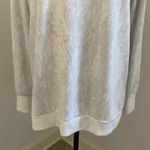 Mondetta Snakeskin Crewneck Pullover Sweatshirt size Small Cream Soft Girl Layer Photo 11