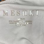 Meshki  Brown Animal Leopard Print One Shoulder One Piece Bikini Swim Swimsuit M Photo 3