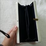 Vintage Garay White & Cream Clutch White Photo 3