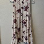 Free People  Tree Swing Boho Tunic‎ Dress – Purple Floral Print – Size Small Photo 6