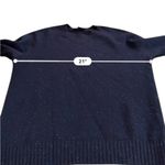 Bloomingdale’s Cashmere Sweater Men’s Size Medium Navy Blue Speckled Long Sleeve Photo 6