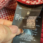 G-Star Raw Unisex Holiday Wool Cardigan Grandpa Chunky Red Beige Blue Sz Large Photo 8