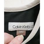 Calvin Klein  Black Sheath Dress With White Piping Sleeveless Sz 6 Lined Photo 8