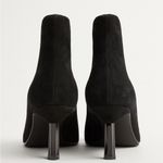 BeautiFeel Thea black suede and lace mesh open Photo 3