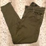 Lucky Brand Green Sasha Ankle Zipper Super Skinny Photo 3