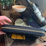 SALE🔥Authentic VALENTINO ROCKSTUDS spikes Quilted leather LG zip around wallet Black Photo 13