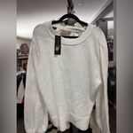 French Connection Classic White Crew Neck Sweater Photo 3