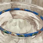 Vintage Cloisonné Skinny Bangle Bracelet Photo 4