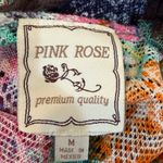 Pink Rose Colorful Patchwork Tank Top Photo 4