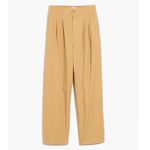 Madewell  Pants Womens 4 Tan Balloon Pleated Adjustable Tabs Modern Preppy NEW Photo 2