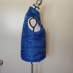 Merona  Size Small S Puffer Blue Vest Zipper Winter Warm Layering Outdoors Sporty Photo 1