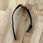 Bulova Accutron Rare Vintage Ladies Watch Gold Filled Case White Dial Leather Photo 7